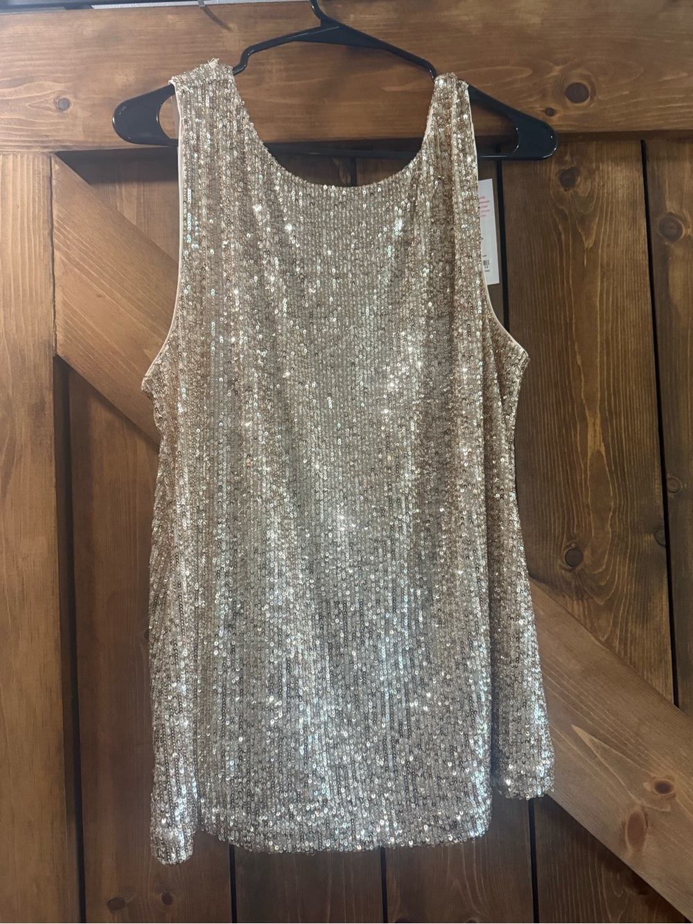 Lilly Pulitzer Gold Sequin Tank Top